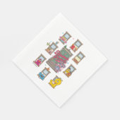 Venster kunst servetten (Hoek)