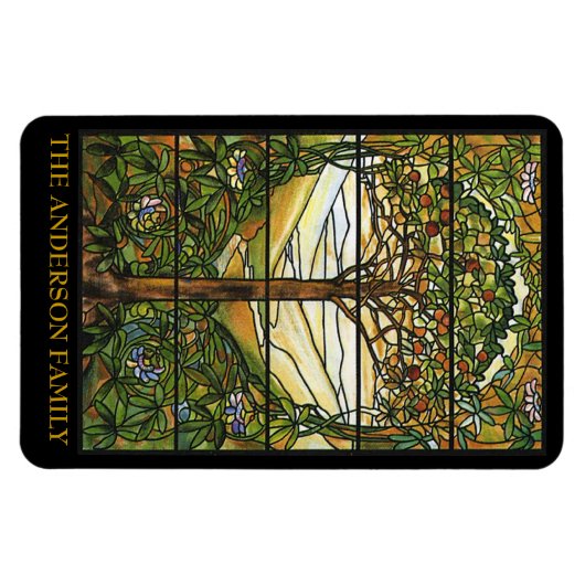 Venster Levenslang/Glas in lood Tiffany Magneet (Horizontaal)