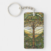 Venster Levenslang/Glas in lood Tiffany Sleutelhanger (Voorkant)