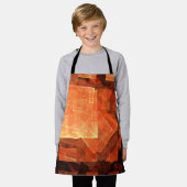 Venster Licht Abstract Art Apron Schort (Gedragen)