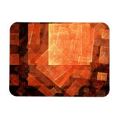 Venster Licht Abstract art Premium Magnet Magneet (Horizontaal)