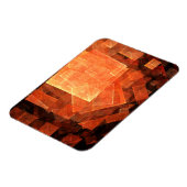Venster Licht Abstract art Premium Magnet Magneet (Linkerzijde)