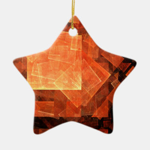 Venster Licht Abstract Art Star-Ornament Keramisch Ornament