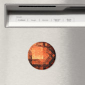 Venster Licht Abstract Kunst Ronde Magnet (Insitu (Vaatwasser))