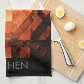 Venster Licht Abstract Kunstkeukenhanddoek Theedoek (Quarter Fold)