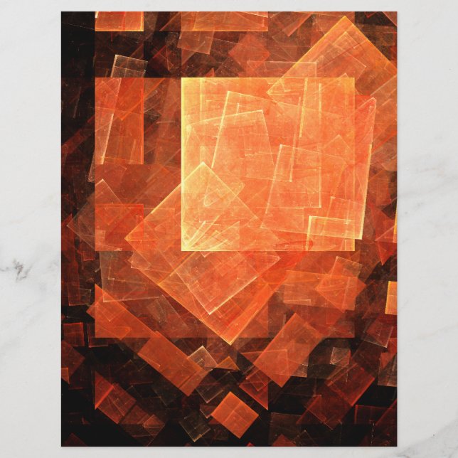 Venster Licht Abstract Kunstletterhead (Voorkant)