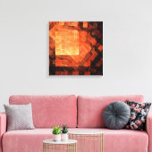 Venster Licht Abstract Kunstquad Canvas afdrukken (Insitu (Woonkamer))