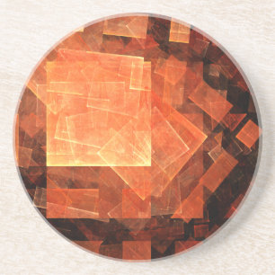 Venster Licht Abstract Kunstzandsteen Onderzetter