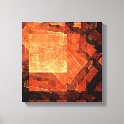 Venster Licht Abstract Kunstzwart/wit Canvas Afdruk (Voorkant)