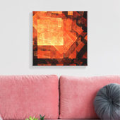 Venster Licht Abstract Kunstzwart/wit Canvas Afdruk (Insitu (Woonkamer))