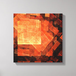 Venster Licht Abstract Kunstzwart/wit Canvas Afdruk