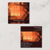 Venster Licht Abstracte Kunst Professional Vierkante Visitekaartje (Voorkant / Achterkant)