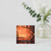 Venster Licht Abstracte Kunst Professional Vierkante Visitekaartje (Staand voorkant)