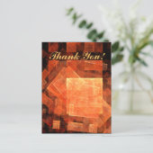 Venster Licht Dank u Briefkaart (Staand voorkant)