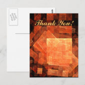 Venster Licht Dank u Briefkaart (Voorkant / Achterkant)