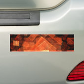 Venster Lichte Abstracte Art Bumpersticker (Op auto)