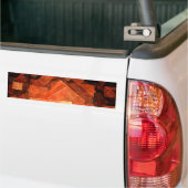 Venster Lichte Abstracte Art Bumpersticker (Op Truck)