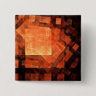 Venster Lichte Abstracte Art Button (vierkant)