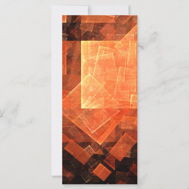 Venster Lichte Abstracte Art Rack-Kaart (Voorkant)