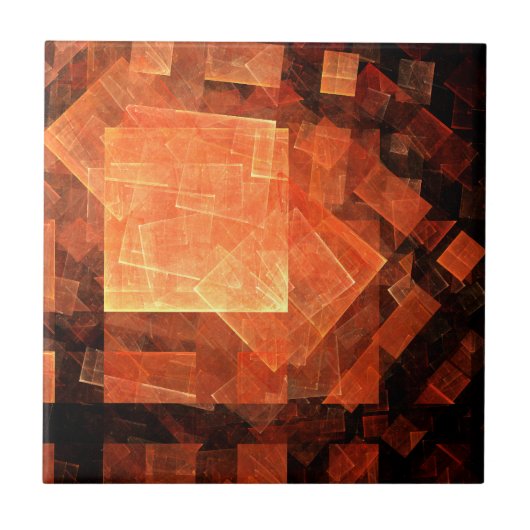Venster Lichte Abstracte Art-tegel Tegeltje (Voorkant)