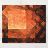 Venster Lichte Abstracte Kunst Bier Etiket (Enkel label)