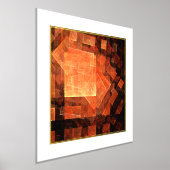 Venster Lichte Abstracte Kunst Folie Afdrukken (Laagn)