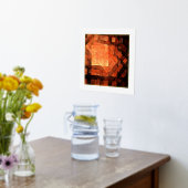 Venster Lichte Abstracte Kunst Folie Afdrukken (Laag (Keuken))