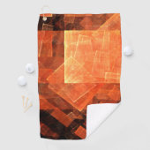 Venster Lichte Abstracte Kunst Golfhanddoek (Insitu)