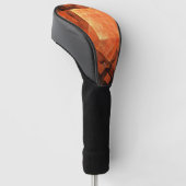 Venster Lichte Abstracte Kunst Golfheadcover (Schuin)