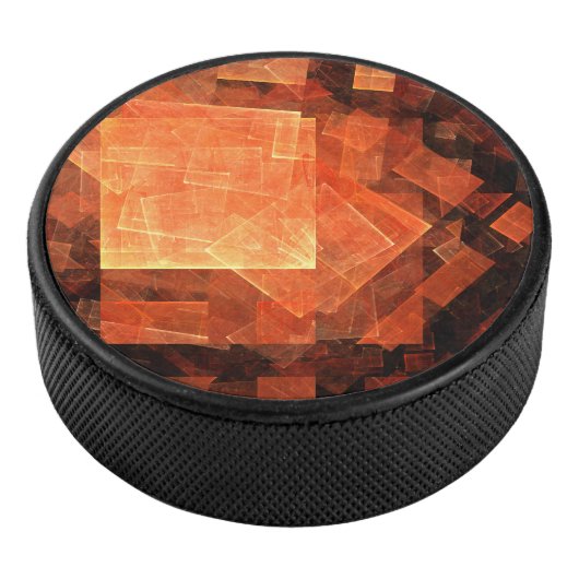 Venster Lichte Abstracte Kunst Hockey Puck (3/4)