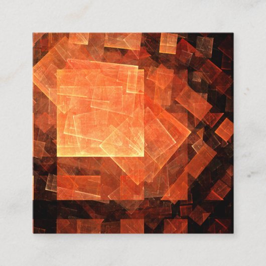 Venster Lichte Abstracte Kunst Informatiekaartje (Voorkant)