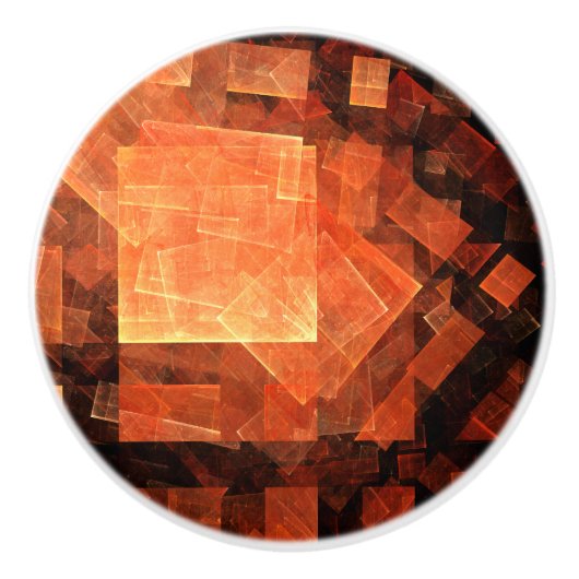 Venster Lichte Abstracte Kunst Keramische Knop (Voorkant)