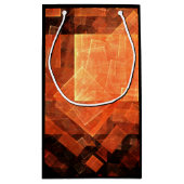 Venster Lichte Abstracte Kunst Klein Cadeauzakje (Achterkant)