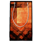 Venster Lichte Abstracte Kunst Klein Cadeauzakje (Voorkant)