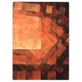 Venster Lichte Abstracte Kunst Klembord (Achterkant)