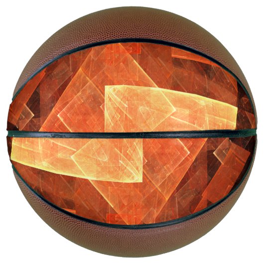 Venster Lichte Abstracte Kunst Mini Basketbal (Voorkant)