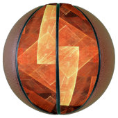 Venster Lichte Abstracte Kunst Mini Basketbal (Verticaal)