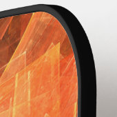 Venster Lichte Abstracte Kunst Pickleball Paddle (Links Detail)