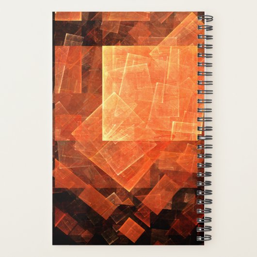 Venster Lichte Abstracte Kunst Planner (Achterkant)