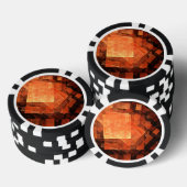 Venster Lichte Abstracte Kunst Poker Chips (Opstapeling)