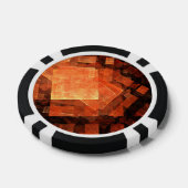 Venster Lichte Abstracte Kunst Poker Chips (Enkel)