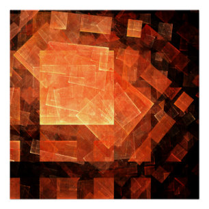 Venster Lichte Abstracte Kunst Poster