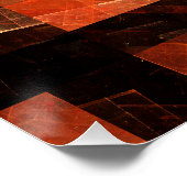 Venster Lichte Abstracte Kunst Poster (Hoek)