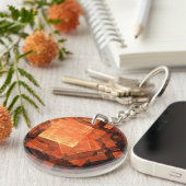 Venster Lichte Abstracte Kunst Sleutelhanger (Voorkant Rechts)