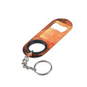 Venster Lichte Abstracte Kunst Sleutelhanger Flessenopener (Achterkant Gekanteld)