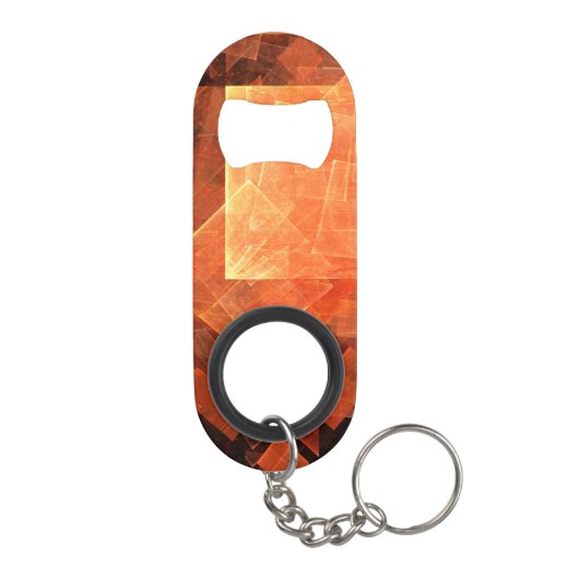 Venster Lichte Abstracte Kunst Sleutelhanger Flessenopener (Achterkant)