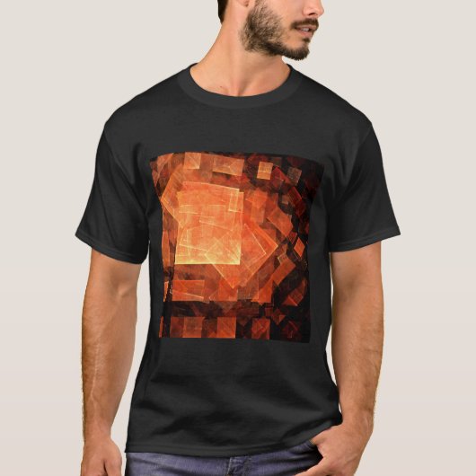 Venster Lichte Abstracte Kunst T-shirt (Voorkant)