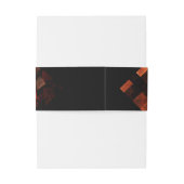 Venster Lichte Abstracte Kunst Uitnodigingen Wikkel (Achterkant Voorbeeld)