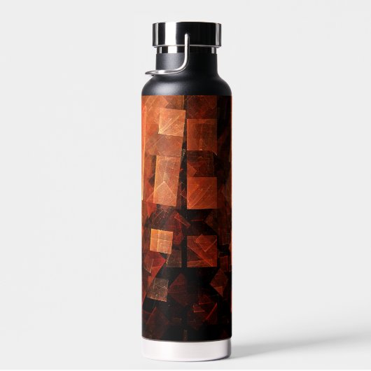 Venster Lichte Abstracte Kunst Waterfles (Rechts)