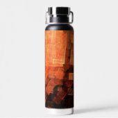 Venster Lichte Abstracte Kunst Waterfles (Achterkant)